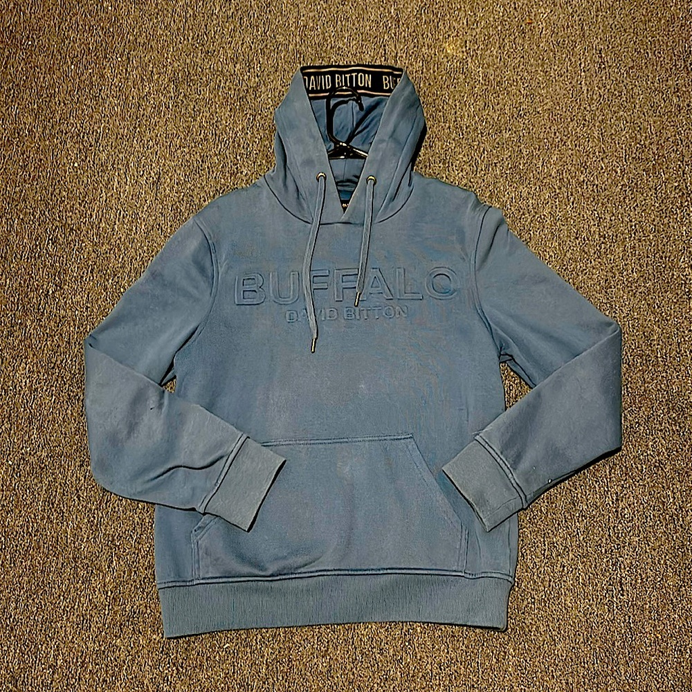 BUFFALO DAVID BITTON - SWEATER - BLUE